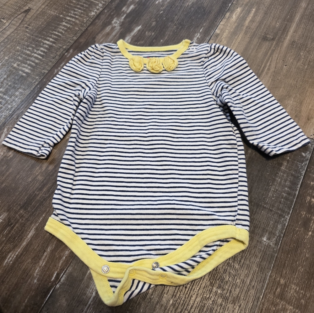 Circo Striped One Piece - Navy and Yellow